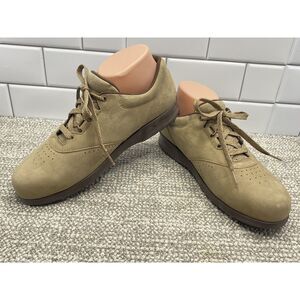 SAS Womens Light Brown Suede Loafers 9.5 M‎ Comfort Shoes Orthopedic Support